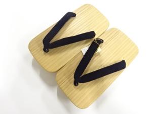 未使用品　男物　桐下駄(25センチ)